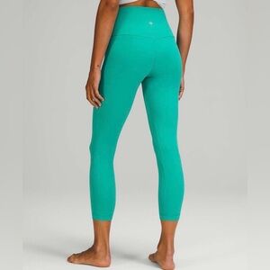 🍋 LULULEMON Align High Rise Crop 23” Maldives Green - 4